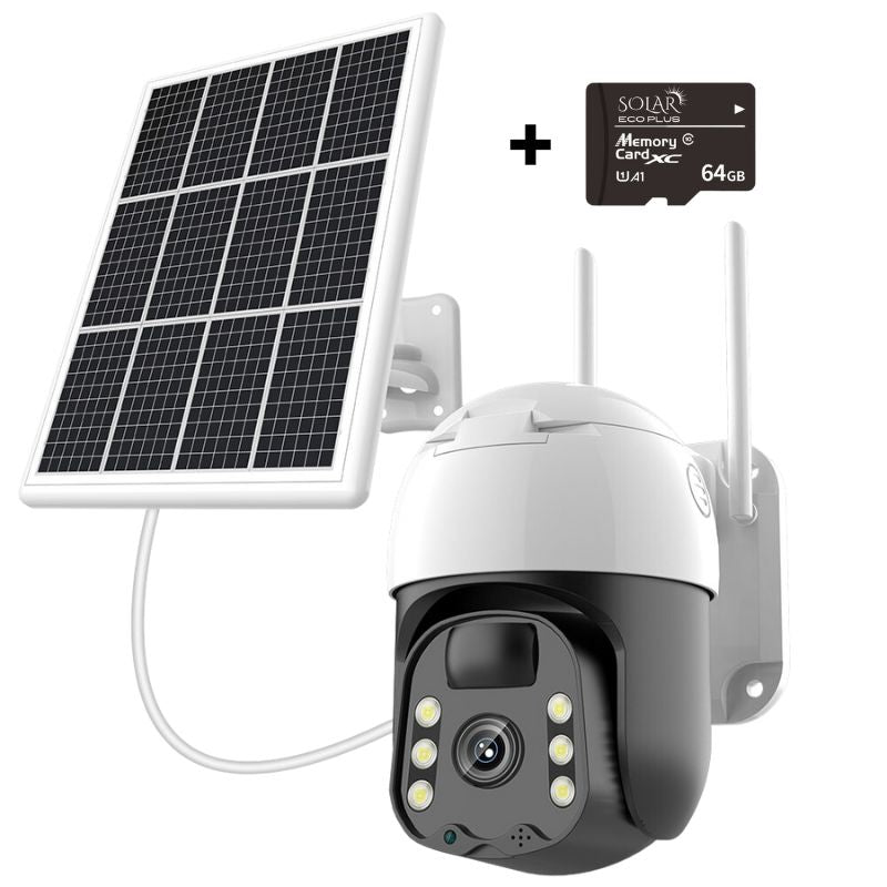 AOSU Cámara Vigilancia WiFi Exterior Solar con Batería Recargable, 2K, 3  Visión Nocturna，360°PTZ Camara Solar, Detección de Movimiento PIR Audio  Bidireccional Argus Eco con Panel Solar : : Electrónica